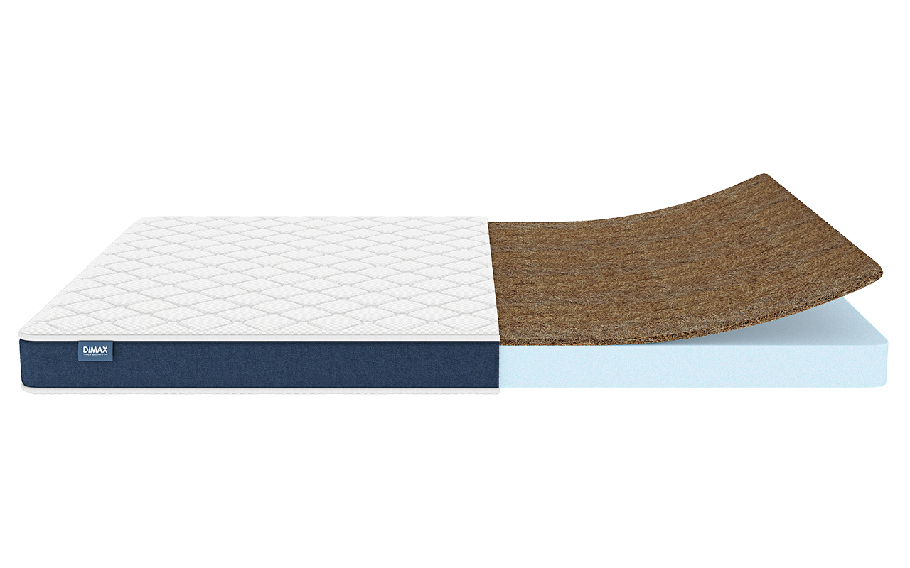 матрас Dimax Практик Чип Ролл 10 кокос 1 Dimax Практик Чип Ролл 10 кокос